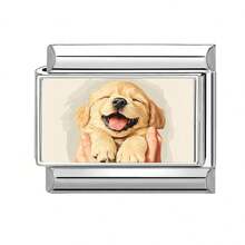 (Unassembled Product) 1 Pc DIY Creative Jewelry Accessories, Cartoon Cat Dog Animal Element DIY Bracelet Necklace Ring Anklet, Fashionable Exquisite Cute Handmade Modular Bracelet - M292313 - View 10