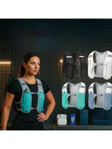 多功能徒步跑步背心背包 - 透气徒步登山骑行运动包，大容量旅行包，男女皆宜，是跑步徒步旅行的必备单品 - 彩色 - 查看 6