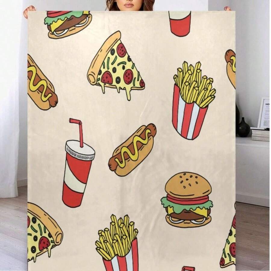 QUGRL Donut Pattern Throw Blanket For Couch 50x60 Inches Soft Cozy Custom Blanket Lightweight Flannel Fleece Blankets Warm Fuzzy Blankets & Throws For Bed Sofa Chair.Jpg|QUGRL Ear Of Malt Corn Wheat Throw Blanket Soft Cozy Flannel Fleece Blankets 60x90 Inches Decorative Lightweight Warm Fuzzy Blankets & Throws For Couch Bed Sofa Chair.Jpg|QUGRL Evil Seeing Eye Throw Blanket For Couch 50x60 Inches Soft Cozy Custom Blanket Lightweight Flannel Fleece Blankets Warm Fuzzy Blankets & Throws For Bed Sofa Chair.Jpg|QUGRL Food Hamburg Throw Blanket Hot Dog Pizza Soft Cozy Flannel Fleece Blankets 60x90 Inches Decorative Lightweight Warm Fuzzy Blankets & Throws For Couch Bed Sofa Chair.Jpg|QUGRL Fruit Vegetable Pattern Throw Blanket Cute Funny Colorful Soft Cozy Flannel Fleece Blankets 60x90 Inches Decorative Lightweight Warm Fuzzy Blankets & Throws For Couch Bed Sofa Chair.Jpg - 白3 - 查看 1