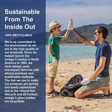 Carlson - Cod Liver Oil, 1100 Mg Omega-3s, Liquid Fish Oil Supplement, Wild-Caught Norwegian Arctic, Sustainably Sourced Nordic Liquid, Lemon, 250 Ml - Flavor NameE - 查看 6