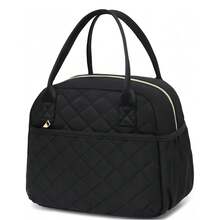 New Fashionable Large Capacity Lunch Bag, Portable Tote Bag, Women's Tote Bag, Bring Food To Work, Commute, Daily Insulation, Fitness, Swimming, Travel, Reusable Refrigerated Bag, Can Store Food Boxes, Beverages, Packaged Food, Etc. When Working In The Office Or Camping, It Can Keep The Physical Object Hot/Cold For Several Hours. It Is A Must-Have For Outdoor Enthusiasts, Office Workers, And Returning To School Scenes - 彩色 - 查看 10