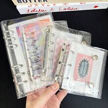 A8/A6/A7/M5 双扣活页夹封面、透明活页夹、DIY 替换套笔记本、收集书籍整理器 - 彩色 - 查看 6