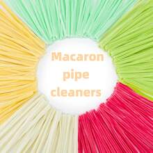 500 Pieces Coloful Pipe Cleaners, Chenille Stems, Craft Supplies Multicolor Chenille Stems For Art&Craft Christmas DIY Projects