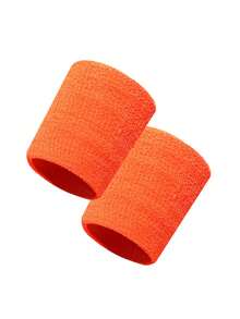 2 件/对儿童腕带散装运动腕带彩色手臂吸汗带适合儿童夏季户外活动足球棒球篮球运动