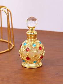 1Pc/1Set Light Luxury Metal Incense Burner, Middle Eastern Arabic Style Bakhoor Burner. Suitable For Home Decoration, Bedroom, Living Room (As Centerpiece), Office, Yoga Studio, Party, Creating An Elegant Atmosphere. It Can Also Be Used For Temple Decoration. This Aroma Burner Is An Ideal Gift For Holidays