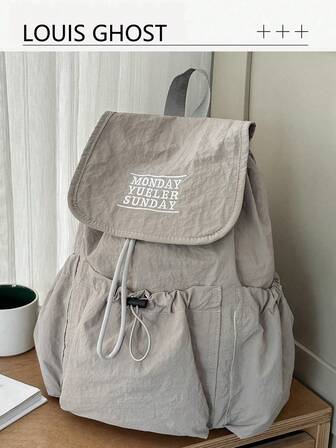 这款大容量、多功能、简约的男女双肩背包，非常适合户外活动、旅行和学生出游。全新抽绳设计，是大学生和运动爱好者的理想之选。