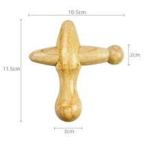 Wooden Massage And Gua Sha Tools, Manual Cross Wooden Massagers, Promote Body Relaxation, Suitable For Both Men And Women, Chemical-Free Ergonomic Reflex Zone Tools, Can Relieve Muscle Pain, Provide Head/Foot Massage