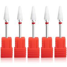 Bộ 5 hoặc 10 dụng cụ cắt gốm, mũi khoan móng, dụng cụ mài móng gel, dụng cụ loại bỏ lớp biểu bì, bộ giũa móng điện, phụ kiện - Nhiều màu - Xem 30