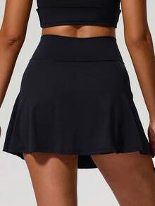 MASKERT Tennis Skirt "Women's Sports Half Skirt Tennis Golf Skirt Outdoor Sports Half Skirt Anti Glare Sportswear Comfortable And Skin Friendly