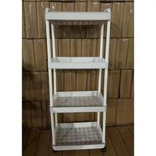 1 Giá để đồ có bánh xe - Nhựa bền, Thiết kế nhiều tầng, Giá để đồ đa năng cho đồ dùng văn phòng, đồ ăn nhẹ, sách, Thích hợp cho phòng tắm, phòng ngủ, phòng ăn, văn phòng, gia đình - Nhiều màu - Xem 3