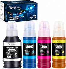 Cartucho de Tinta de Mayor Capacidad Compatible para HP 667 667 XL Compatible con HP DeskJet Ink Advantage 1275 2374 2375 2376 2775 DeskJet Plus 6475 6476 6075 (1 Negro 1 Color) - 53XL 52 amarillo, cyan, magenta, negro - Ver 10