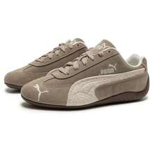 Puma Speedcat Elevated Wns 女式低帮系带休闲鞋，复古轻便舒适运动鞋 403619-02 - 冰咖色-雪白色 - 查看 3