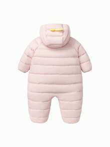 mini bala Baby 3-In-1 Down Romper Soft Warm Water-Resistant Cozy Winter Outerwear
