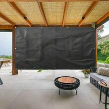 Sun Shade Cloth With Grommets, Pergola Shade Cover Canopy, Privacy Screen Polyester Tarp For Patio Outdoor Garden Backyard Carport Garage, Easy To Install