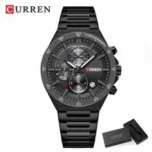 CURREN 男士手表 奢华商务石英计时防水不锈钢腕表 带夜光自动日期显示 - 彩色 - 查看 16