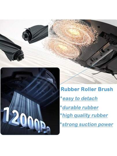 Accessories Dreame L10s Pro Ultra Heat/ Gen 2, Replacement Parts Set X30 Ultra, Main Brush, Dust Bags, Wipes, Side Brushes, Filters view 6