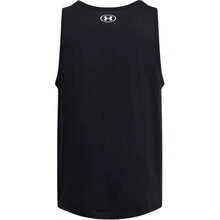 Under Armour Sportstyle Men's Tank Black - Black /  / White - View 2