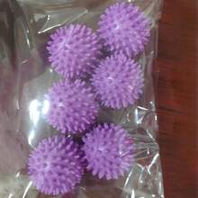 6个可重复使用的洗衣球 - 清洁洗衣球，防止滚筒式烘干机衣物缠绕，衣物柔顺球，防打结清洁球