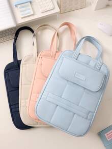 笔记本电脑包 便携式单肩平板电脑包 时尚防震笔记本电脑保护套 通用平板电脑斜挎包 适合工作、学校和旅行，大容量加垫办公包 iPad 包 教室 学校 Mac Book 老师 女士 适合返校、大学和日常通勤 秋季大学必备 女士笔记本电脑包 Mac Book 保护套 笔记本电脑保护套 笔记本电脑保护套 适合旅行 防水 适合男士 笔记本电脑包 - 彩色 - 查看 3