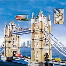 Juego bloques construcción Tower Bridge, famosa colección kits de construcción, adecuado para adultos y niños - TOY766 - Ver 6