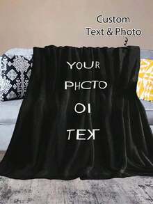 Custom Photo Flannel Blanket ,Personalized Soft Memory Blanket Designed For Daily Comfort And Sentimental Moments.Perfect For Use On Bedding, Sofas, Or Indoors And Outdoors, This Blanket Is An Ideal Customized Gift For Christmas, Birthdays, Anniversaries, Weddings, Valentine's Day, Mother's Day, Father's Day, Graduations, Housewarming, Or As A Special Gesture For Friends, Family, And Loved Ones - Including Him, Her, Wife, Husband, Mom, Dad, Boyfriend, Girlfriend, Grandparents, Siblings, And More.Suitable For All Seasons, It Is Breathable, Lightweight, Soft, Comfortable, And Machine Washable.Whether Used In The Bedroom, Living Room, Dining Room, Bathroom, Tea Room, Car, Or On The Sofa, This Elegant And Practical Blanket Offers A Unique And Custom Touch - Making It A Heartfelt And Functional Gift For Any Occasion. - Nhiều màu 2 - Xem 3