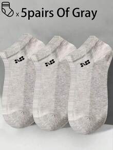 100只/80只/50只/30只/20只/10只/8只/4只装 舒适、吸湿排汗、抗菌、透气针织内衬袜 - 母亲节礼物，男女通用，长袜，吸汗防臭，弹性柔软，时尚纯色，适合春、夏、秋、冬四季穿着，休闲、日常穿着、瑜伽/运动 - 彩色 - 查看 43