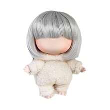 Novo Conjunto de Perucas de Boneca de 15-17cm de 1st/2nd/3rd Geração, Penteado Bobo Fofo, Adequado para Fantasia de Boneca , Festa, Festival, Styling de Feriado