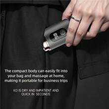 OBOVAY 300mAh Portable Electric Shaver With LED Power Display, Easy Cleaning, USB Charging, IP66 Waterproof & Dustproof - Perfect Christmas & Valentine's Day Gift