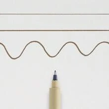 Pluma de Fuente Sakura Punta de Plástico Pigma (Pn) 0.45 Mm Sepia - 1 - Ver 5