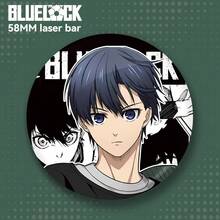 1 Piece, Spell Back To Battle Haikyu Badge, Expression Pack, Tinplate Laser Bar, 58mm Badge, Pin, Brooch, DIY Button Technology. - Multicolor - View 4