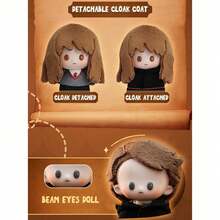 Hasbro 1 Stück Harry Potter Bohnenaugen Puppe Überraschungsbox, offiziell echte 10cm weiche Plüschspielzeuge, Sammlerstück Überraschungsspielzeug, süßer Rucksack Plüsch Anhänger & Dekorationen, geeignet als Geburtstagsgeschenk oder Souvenir für Mitschüler, Freunde und Familie (zufälliger Stil)