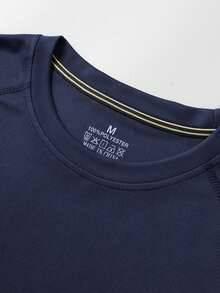 Men's Thin Compression Long Sleeve Workout Shirt, Moisture Wicking, Breathable, Suitable For Running, Training, For Fall