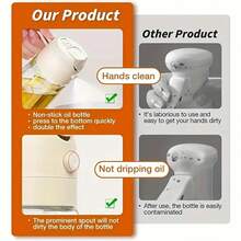 Kitchen Olive Oil Dispenser Bottle -2 In 1 Oil Dispenser And Oil Spray For Cooking, Air Frying Pan, Salad, Olive Oil Spray