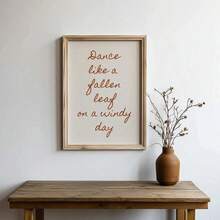 1pc Fall Quote Poster Print, Cozy Autumn Wall Art, Fall Inspirational Poster, Neutral Fall Decoration, Fall Wall Decor,Canvas Wall Art,Posters For Room,Home Decor,Room Decor Aesthetic,Room Decoration Stuff.Optional Frame, Room Decor