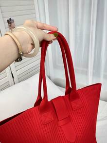 Tunpurle Damen Umhängetasche mit großer Kapazität, Pendler-Handtasche, Damentasche in Taschenform