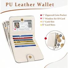 Clip And Go Strap For Phone With RFID Leather Wallet Crossbody Adjustable Cell Phone Strap Lanyard With Zippered Pouch