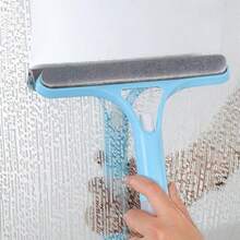 3 In 1 Window Cleaning Scraper, Window Squeegee, Easy To Clean Glass Scraper With Spray Bottle, Multi-Function Window Cleaning Tool, Fall Decor - White - View 6