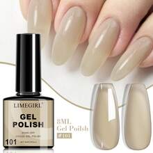 Limegirl凝胶指甲油套装，每瓶8毫升，UV/LED固化，持久耐用，不含酒精，适合DIY美甲沙龙，也是送给女性的礼物。