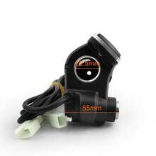 Throttle Grip Handle With Key And Display For Electric Bike Scooter