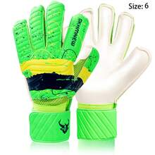 Soccer Goalie Goalkeeper Gloves – Pro-Level Super Superior Grip, Enhanced Finger Protection, Breathable & Durable Comfort For Training, Matches – Adult Sizes 6-10 - 綠色 - 查看 14