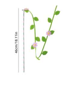 1pc Cat Teaser Wand With Insect Replaceable Heads, Interactive Cat Toy