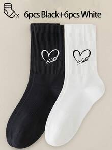 40只/30只/24只装男女通用舒适运动袜，适合运动和训练，女士长袜，适合休闲和商务穿着，抗菌、柔软、黑白配色，防臭、吸湿排汗、轻便透气，适合秋冬季节，另有20只/10只/8只/6只/4只/2只装可选。透气性极佳。 - 彩色 - 查看 20