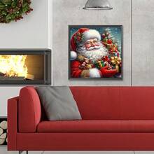 1 قطعة [30*30سم/11.8*11.8بوصة][40*40سم/15.7*15.7بوصة][30*40سم/11.8*15.7بوصة][40*50سم/15.7*19.6بوصة] طقم رسم الماس 5D أكريليك، بنمط سانتا كلوز، مناسب للمبتدئين البالغين DIY فسيفساء فن الماس، رسم الماس كامل بالحفر اليدوي DIY، قابل للتطبيق على ديكور جدران غرفة المعيشة والنوم والمكتب، هدية فنية مفاجئة لديكور المنزل للعائلة والأصدقاء