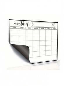 磁性可擦写冰箱日历，磁性白板日历，月度家庭计划备忘录菜单磁性日历，冰箱日历，磁性可擦写日历，厨房装饰，冰箱月度计划表，冰箱配件，用于家务清单和菜单规划（多种尺寸） - 彩色 - 查看 12