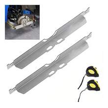 2X Wheel Alignment Tool Toe Plates Accurate Measurements With 2 Tape Measures UK - Silver - View 2