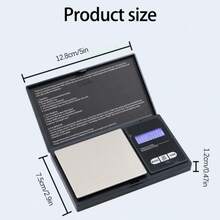 1. Eine 100g/0.01g hochpräzise elektronische Schmuckwaage, tragbar und leicht zu verstauen, aus ABS-Material gefertigt, mit Nullstellfunktion per Knopfdruck und Umrechnung in verschiedene Einheiten wie g, oz, ozt, dwt, ct, gn, alles mit nur einem Klick.
