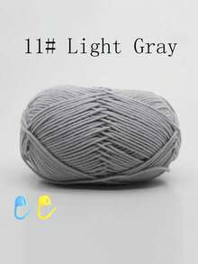 1/3包 50克 4股钩针线，带记号扣的钩针线，初学者钩针套装，多包装编织线，优质腈纶线，柔软钩针线，DIY工艺品，围巾（配饰颜色随机）