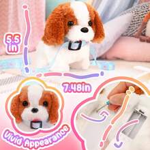 2025 New Smart Electronic Pet Toy Dog: Realistic Running And Barking, Unique And Adorable Design, Inspires Children's Creativity And Sensory Experience, Ideal Birthday Or Holiday Gift, Joyful Companion, Perfect For Parent-Child Bonding - Brown - View 4
