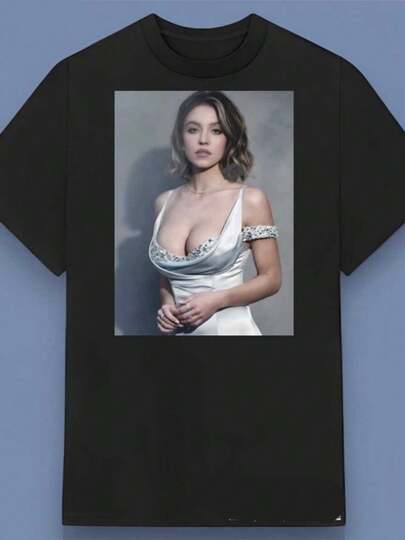 Sydney Sweeney Actrees Shirt Gift For Friends All Size S-4XL Size S-4XL