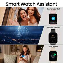 [Intelligente Sportuhr] Multifunktionale intelligente Sportuhr - Hochauflösender Vollbildschirm, mit kabelloser Anruf-/Wählerfunktion, Informationsbenachrichtigung, mehrere Sportmodi, Aktivitätsaufzeichnung/Aktivitätsverfolgung, Fernfotografie/Musikwiedergabe, Zifferblatt-Hintergrund, geeignet für Männer und Frauen, geeignet für Android und iOS